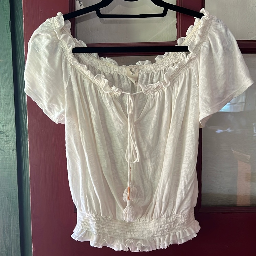 Free People white blouse